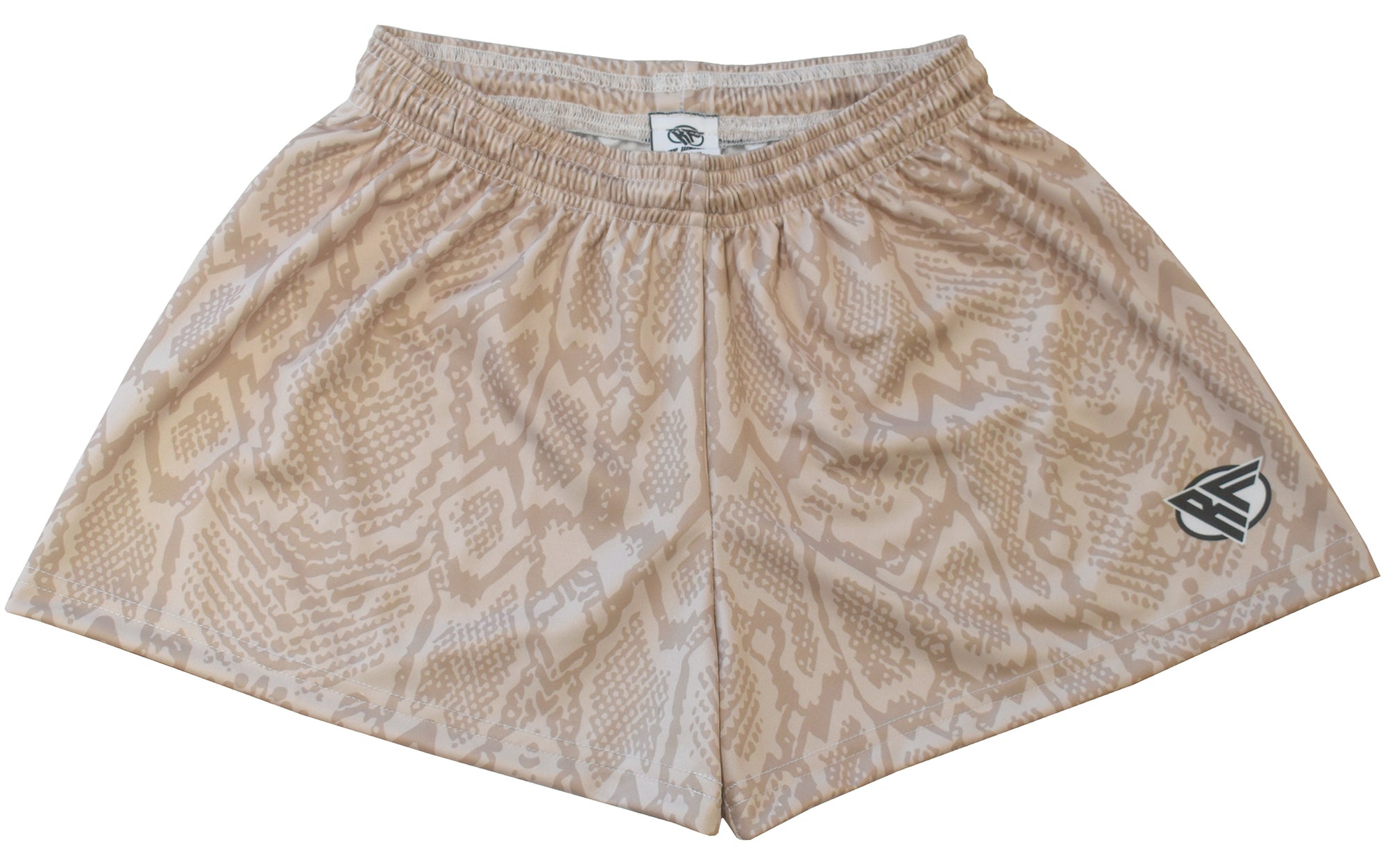 RF Women's Snakeskin Shorts - Tan - RFwear