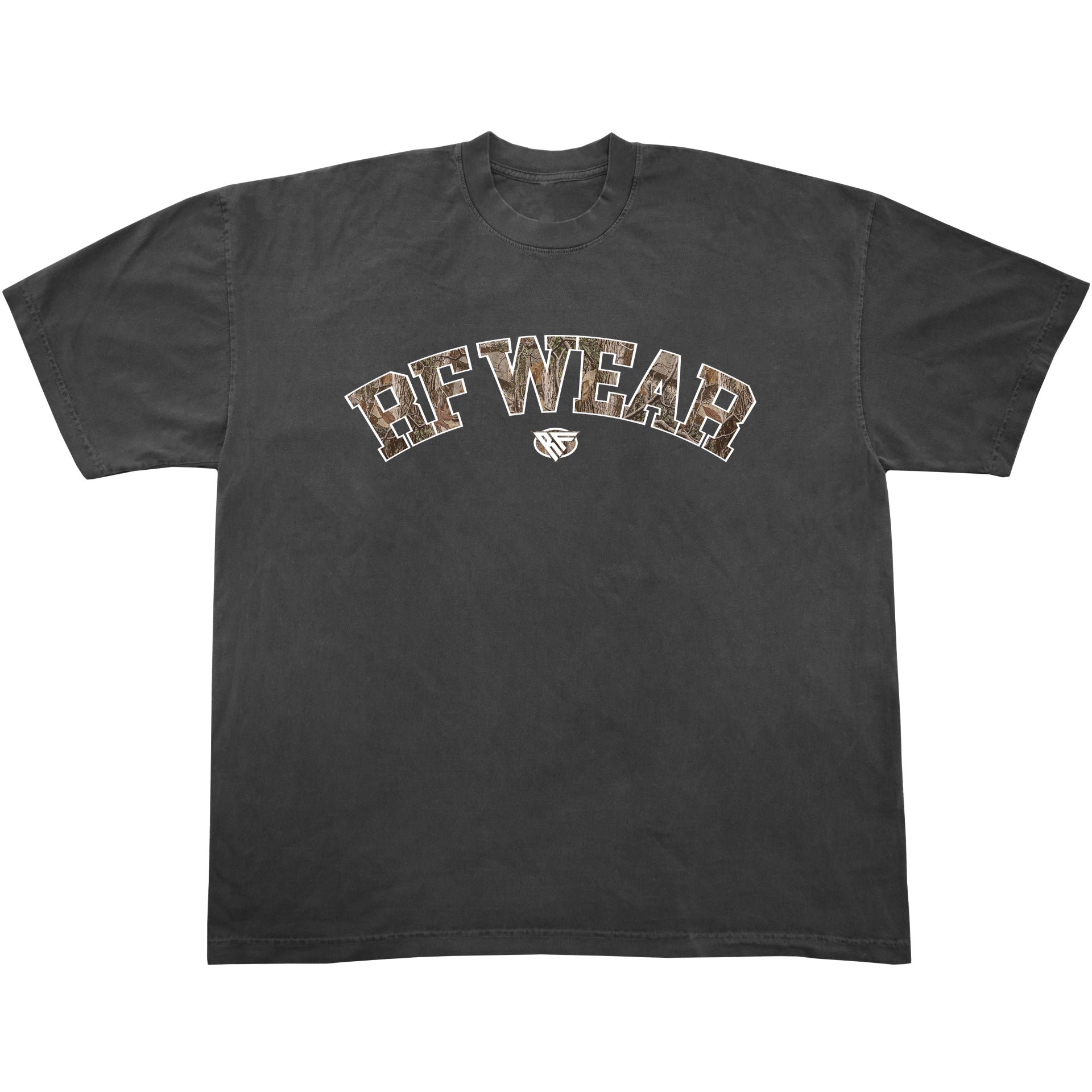 RF Wear Camo T-Shirt - Vintage Black - RFwear