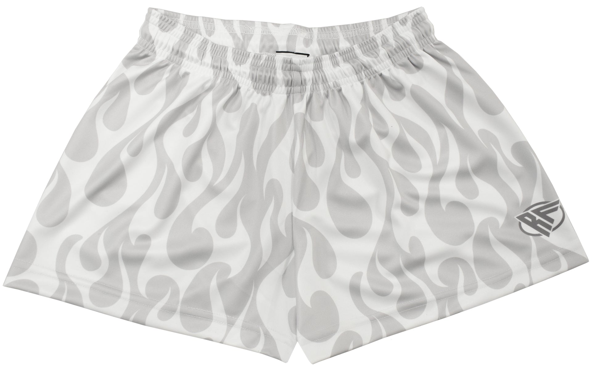RF Women&#39;s Flame Shorts - White/Grey - RFwear