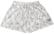 RF Women's Flame Shorts - White/Grey - RFwear